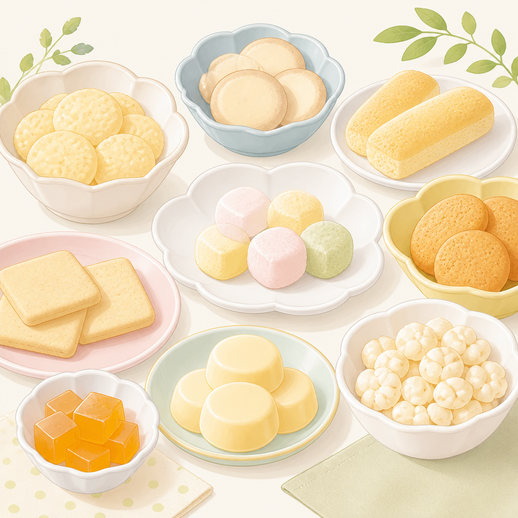喉に詰まらないお菓子を選ぶ基準