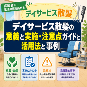 デイサービス散髪の意義と実施・注意点ガイドと活用法と事例