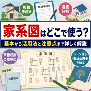 家系図はどこで使う？基本から活用法と注意点まで詳しく解説