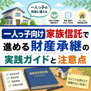 一人っ子向け家族信託で進める財産承継の実践ガイドと注意点