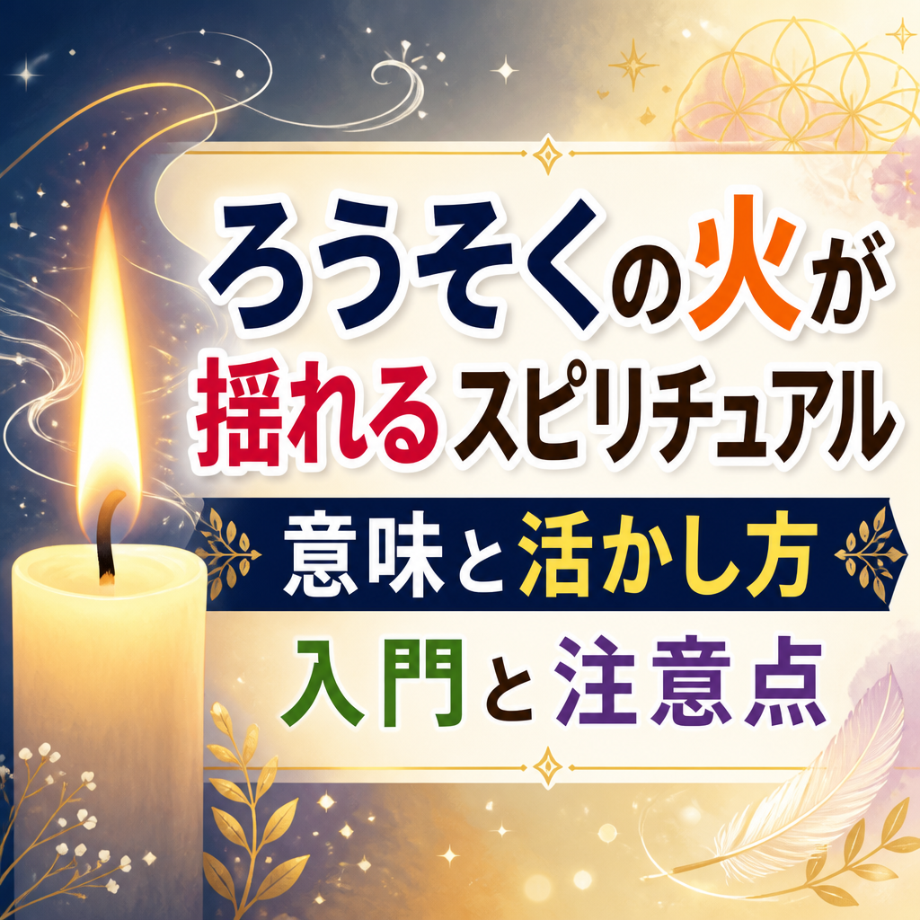 ろうそくの火が揺れるスピリチュアル意味と活かし方入門と注意点