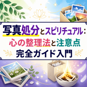 写真処分とスピリチュアル：心の整理法と注意点完全ガイド入門