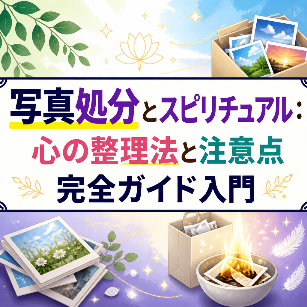 写真処分とスピリチュアル：心の整理法と注意点完全ガイド入門