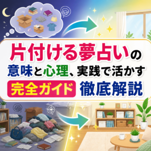 片付ける夢占いの意味と心理、実践で活かす完全ガイド徹底解説
