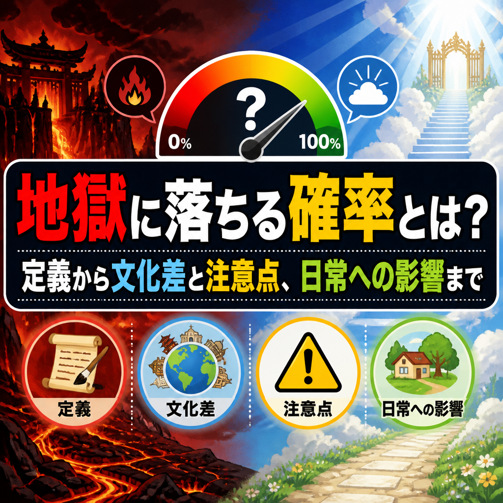地獄に落ちる確率とは？定義から文化差と注意点、日常への影響まで