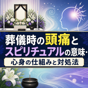 葬儀時の頭痛とスピリチュアルの意味・心身の仕組みと対処法